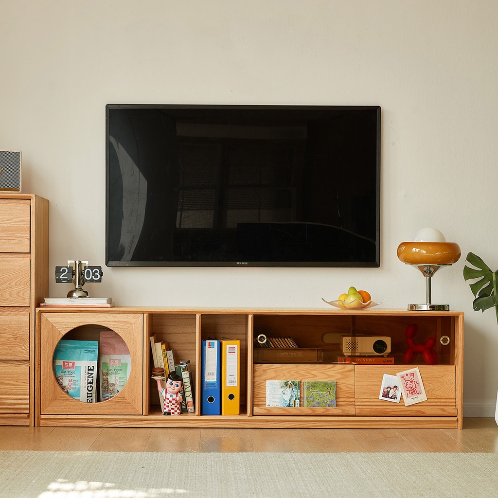 Noro Wood Solid Wood TV Stand