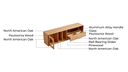 Noro Wood Solid Wood TV Stand