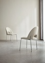 Kacy Light Gray Leather Dining Chair (2 pcs)