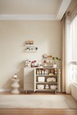 Flora Cream Melamine Side Cabinet