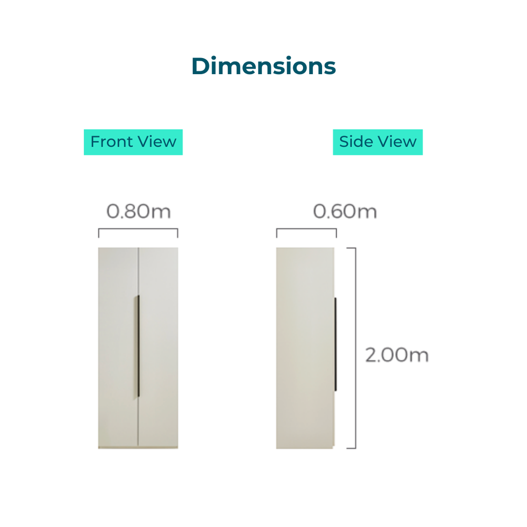 Flannery 2-Door Wardrobe