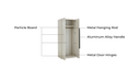 Flannery 2-Door Wardrobe