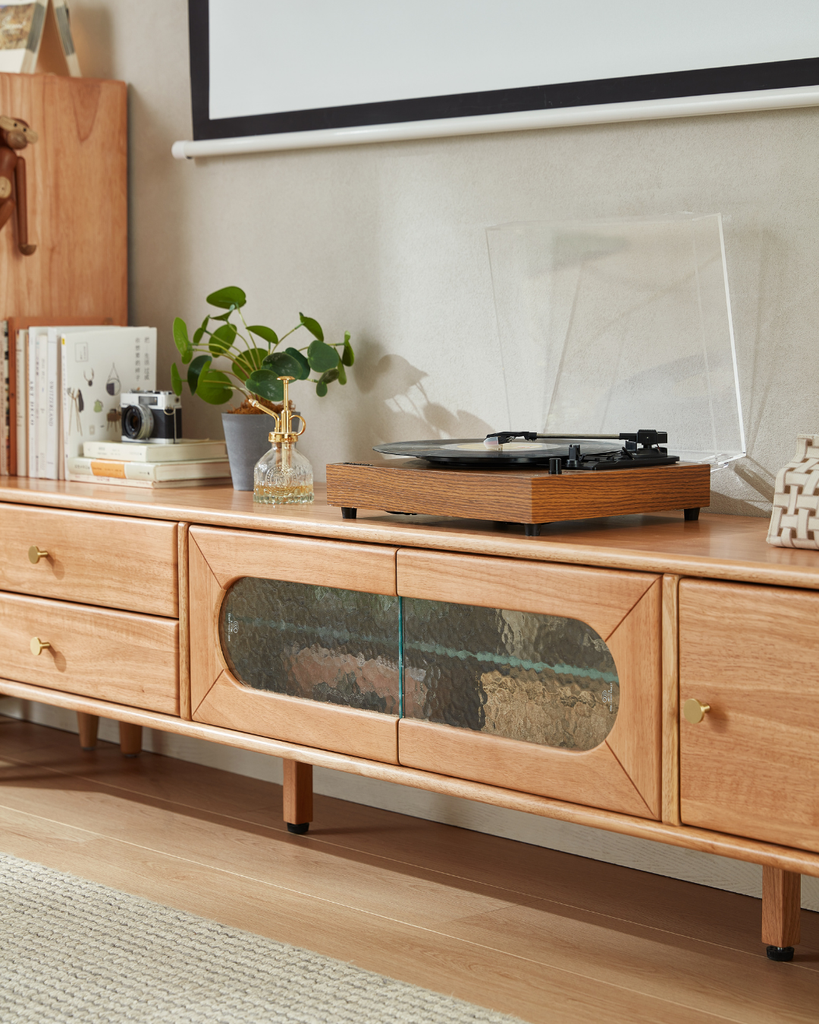 Derin Wood TV Stand