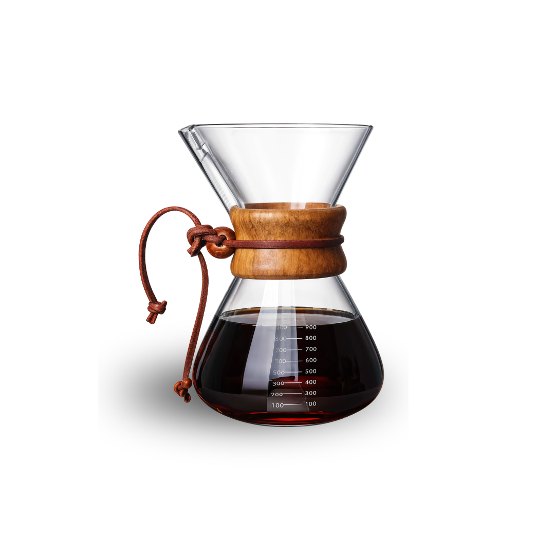 Sadie Wooden-Ring Coffee Pot