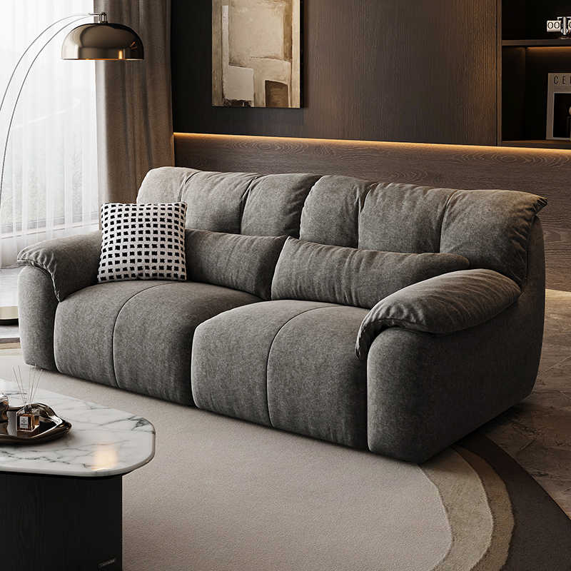 Nympha Dark Gray Fabric Sofa 