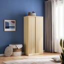 Maeve Wood Melamine Wardrobe Cabinet 