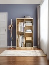 Maeve Wood Melamine Wardrobe Cabinet 