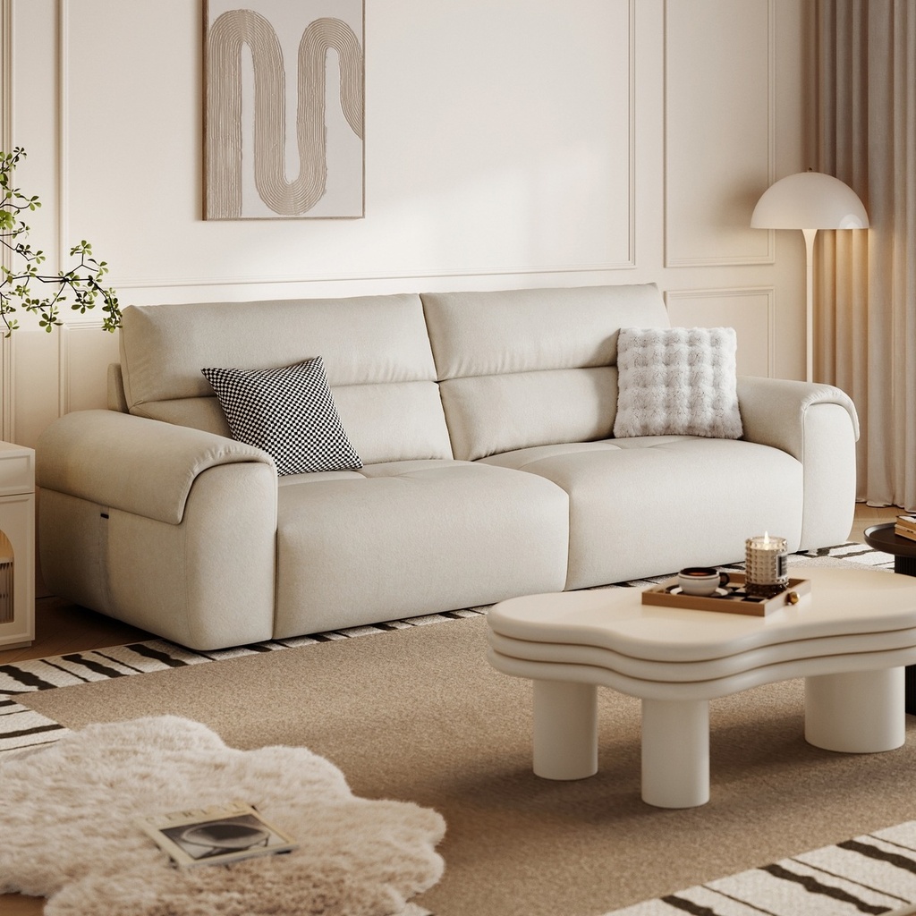 Norwyn Cream Fabric Sofa
