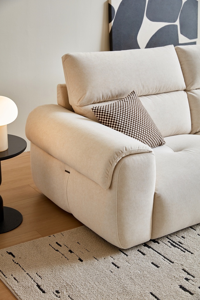 Norwyn Cream Fabric Sofa