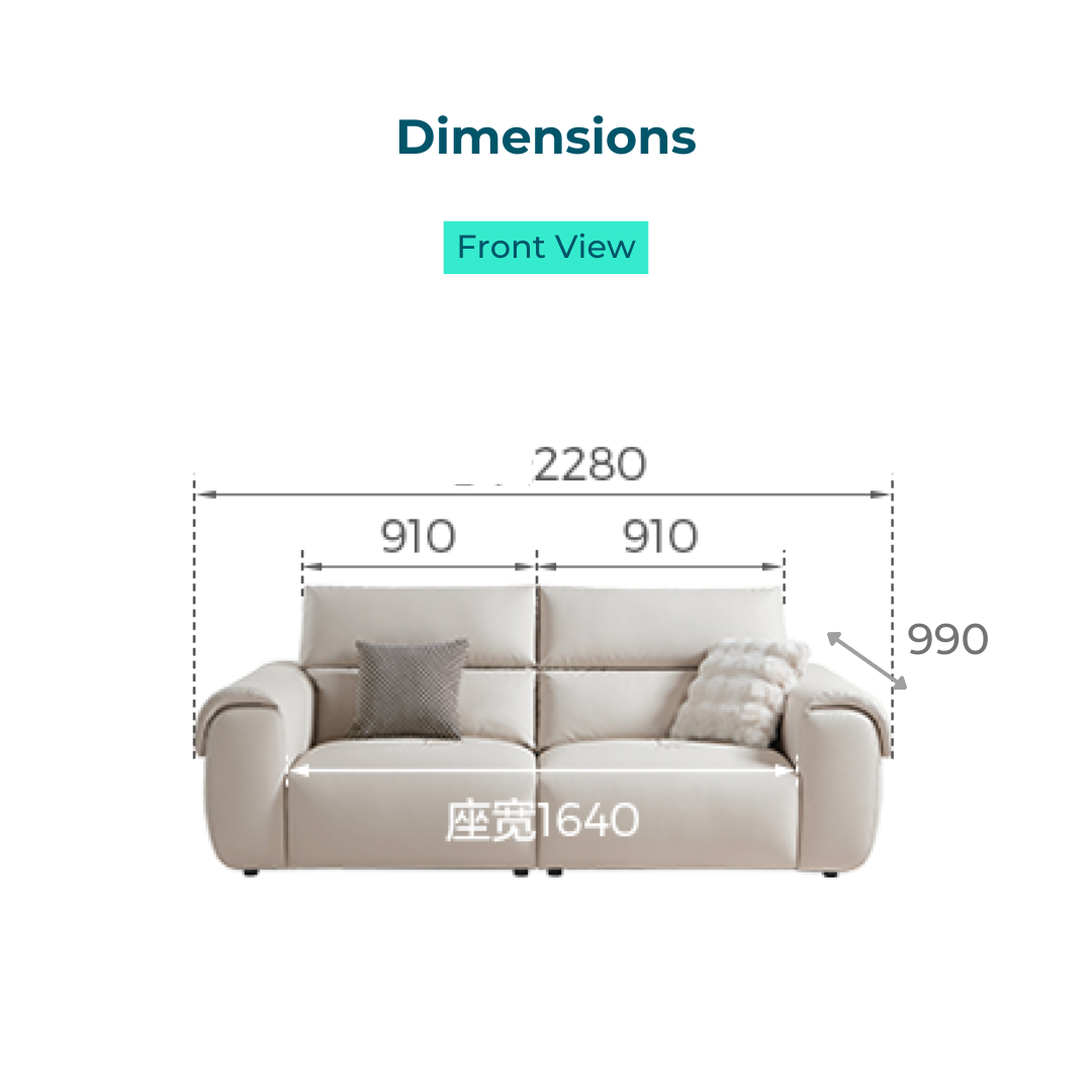 Norwyn Cream Fabric Sofa