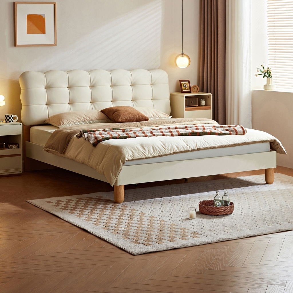 Brie Solid Wood Bed