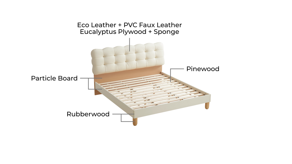 Brie Solid Wood Bed