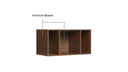 Royce Open Walnut Cabinet 
