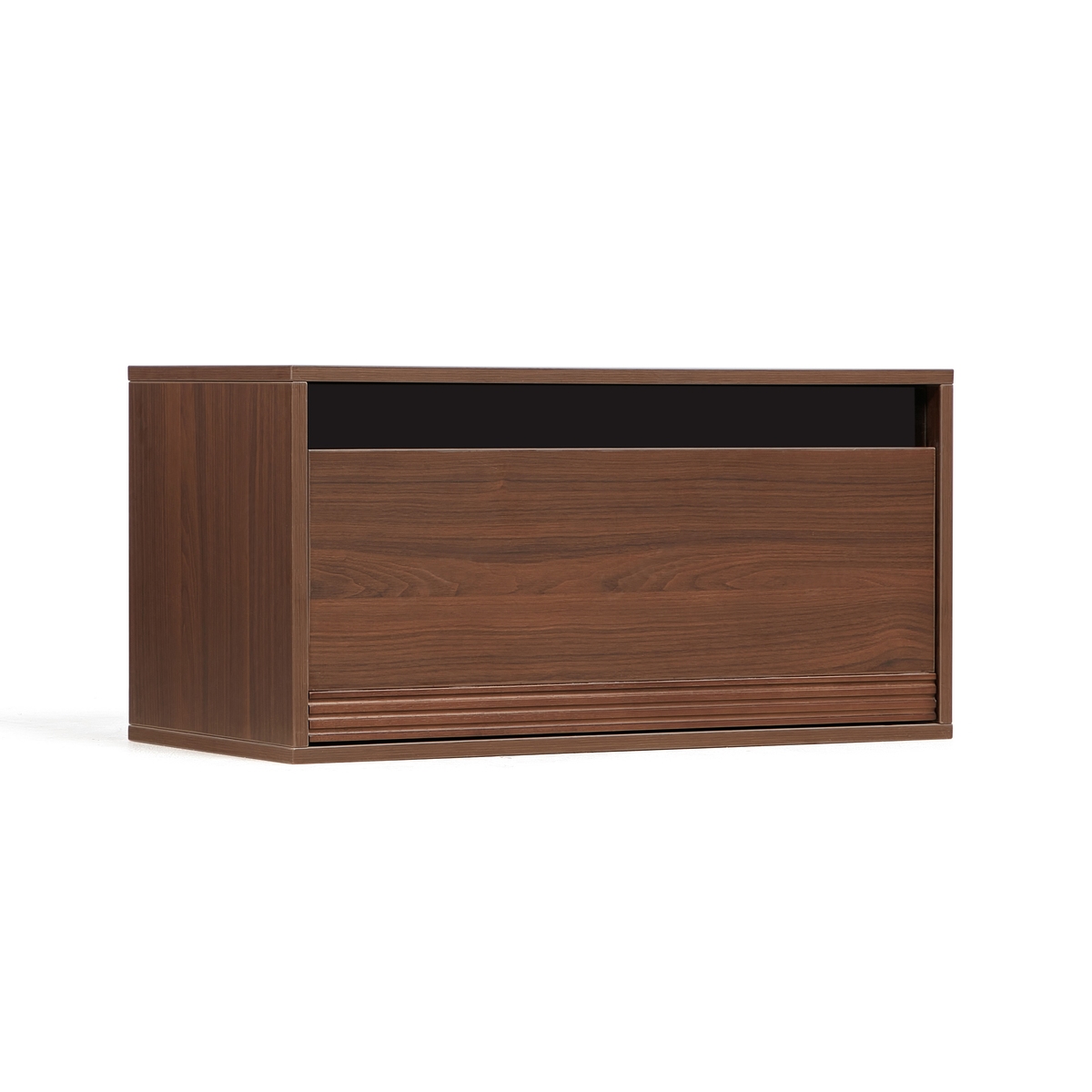 Royce Single-Drawer Walnut Cabinet