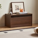 Royce Single-Drawer Walnut Cabinet