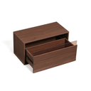 Royce Single-Drawer Walnut Cabinet