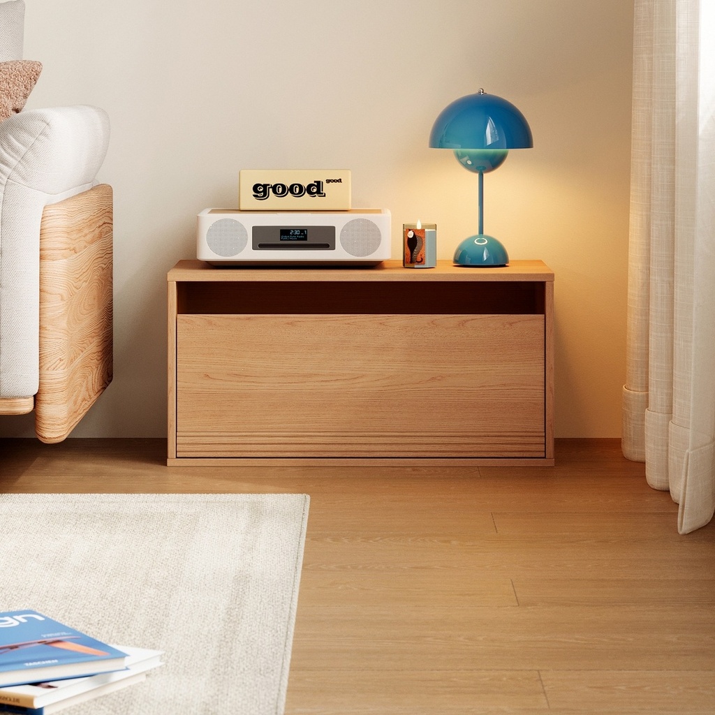 Rex Single-Drawer Wood Cabinet