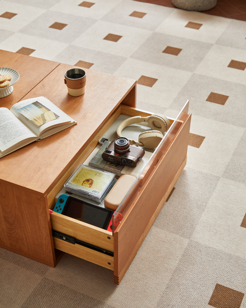 Rex Single-Drawer Wood Cabinet