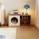 Rex Sliding-Door Wood Cabinet 