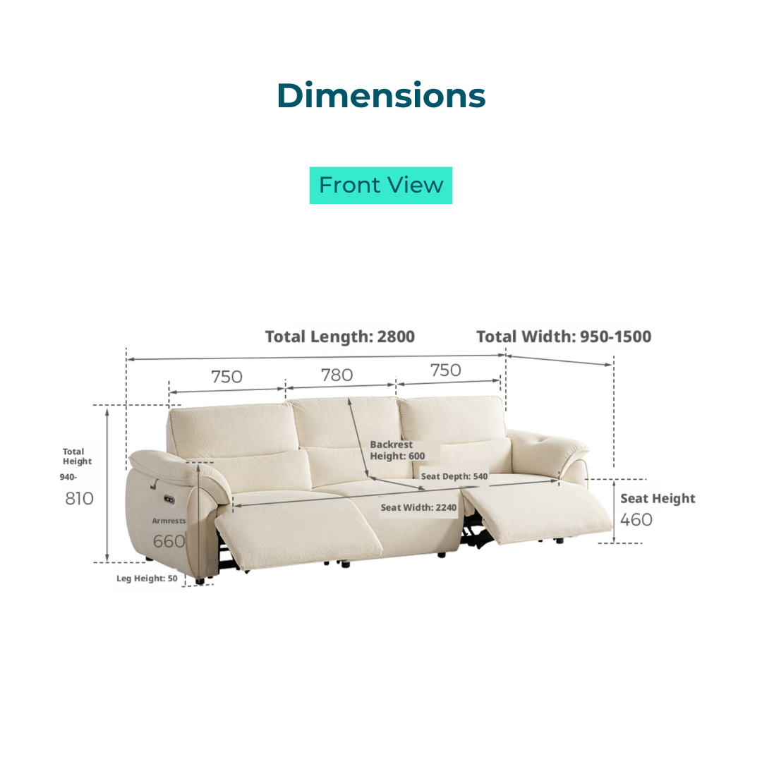 Kenzo White Functional Sofa