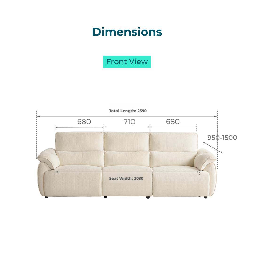 Kenzo White Functional Sofa