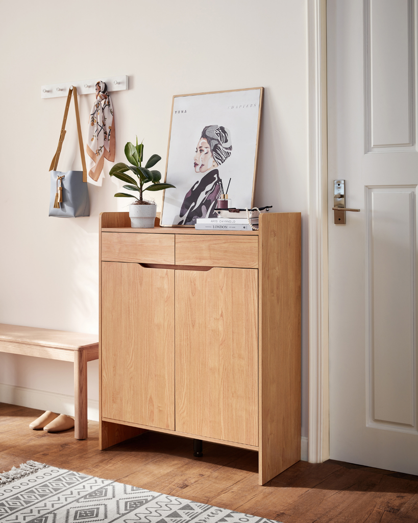 Meiya Wood Melamine Shoe Cabinet