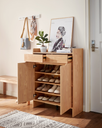 Meiya Wood Melamine Shoe Cabinet
