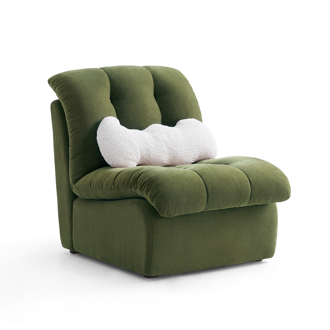 Angelie Green Single Sofa 