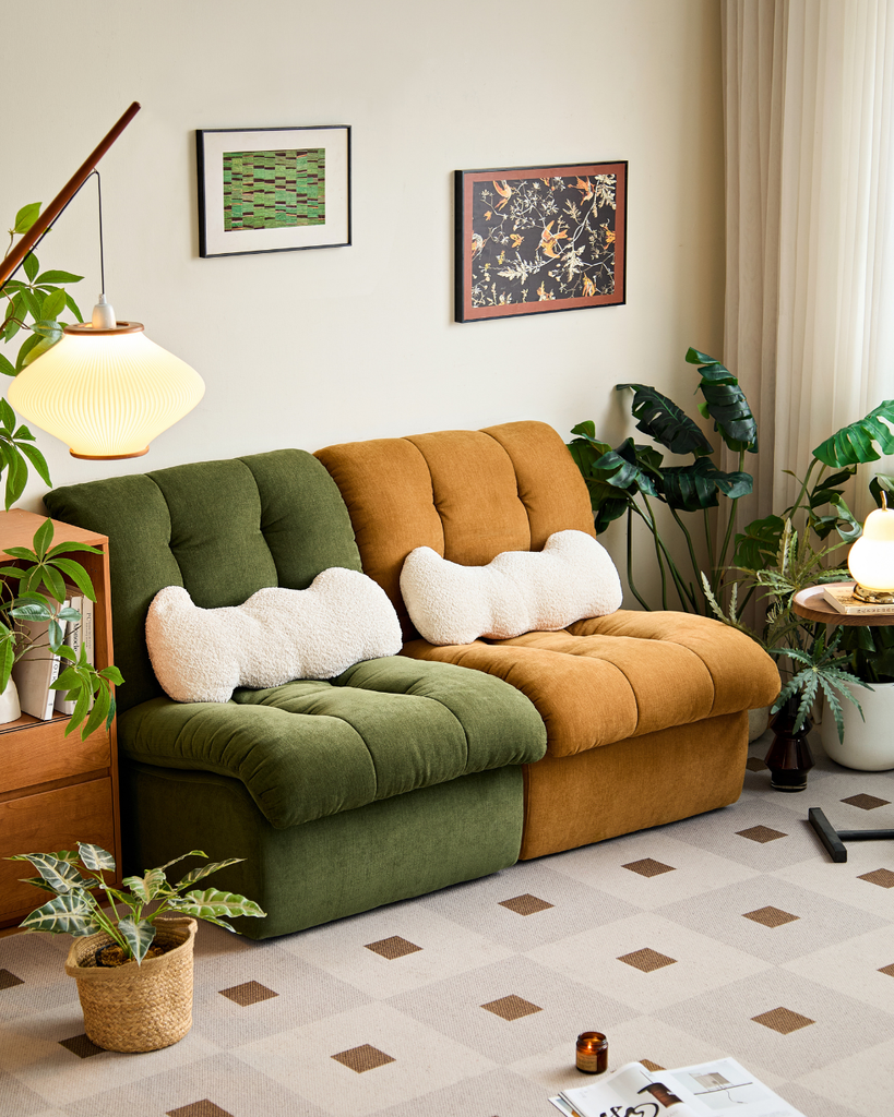 Angelie Green Single Sofa 