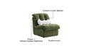 Angelie Green Single Sofa 