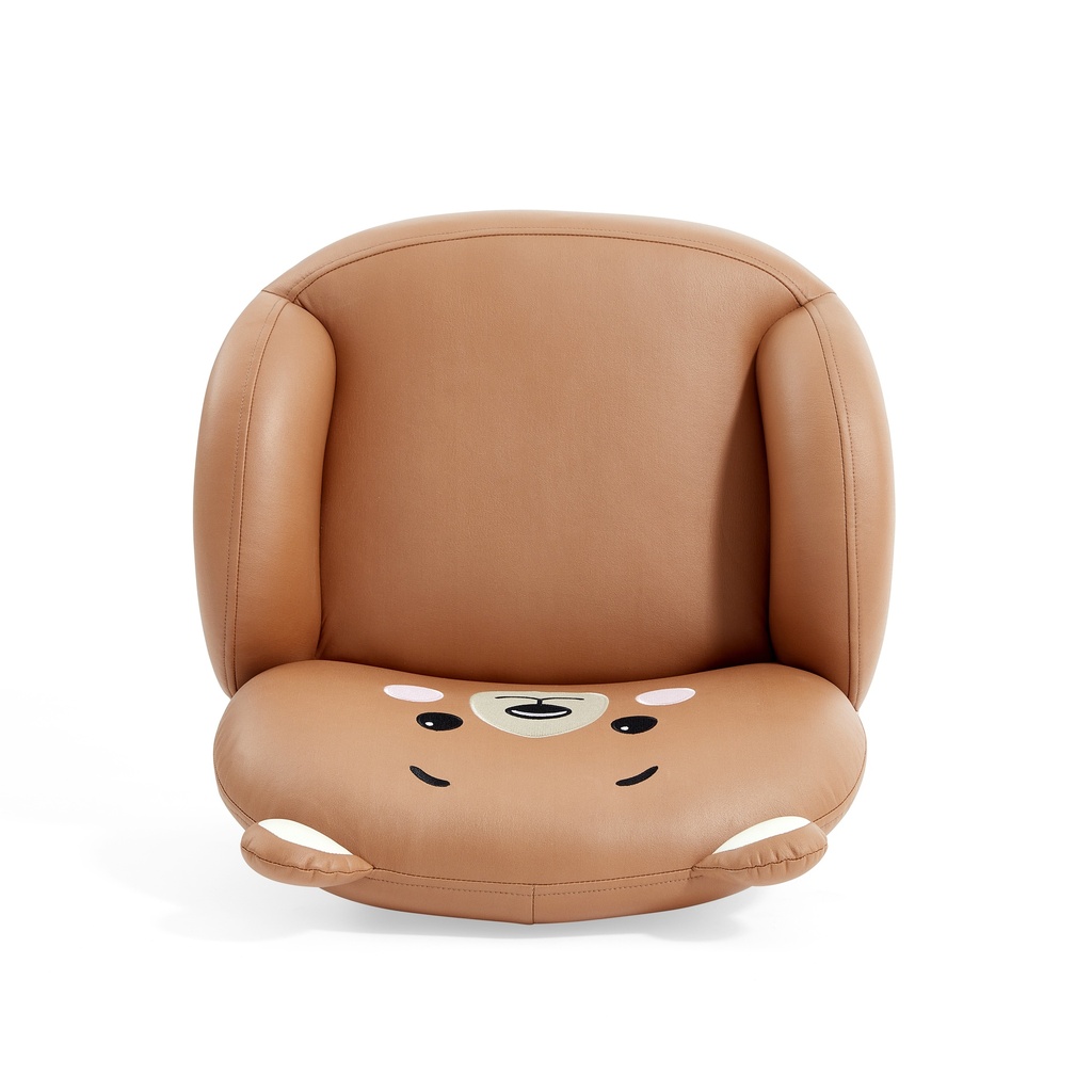 Jed Bear Brown Tech Leather Children Sofa