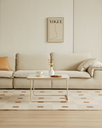 Omni Cream Sintered Stone Side Table