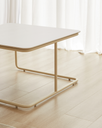 Omni Cream Sintered Stone Side Table