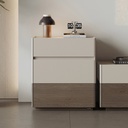 Quintin Wood 3-Drawer Side Cabinet 