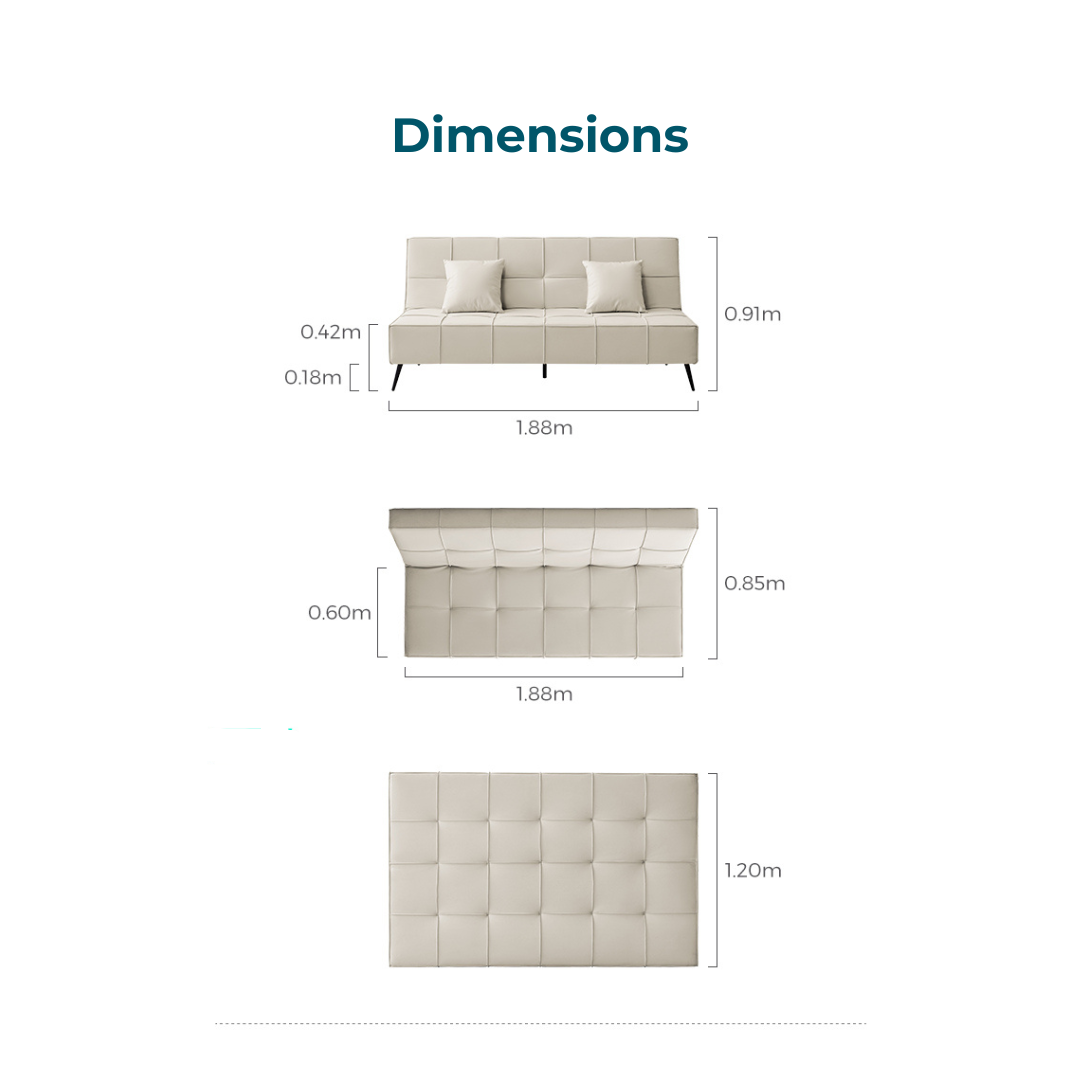 Misty Fabric Sofa Bed 
