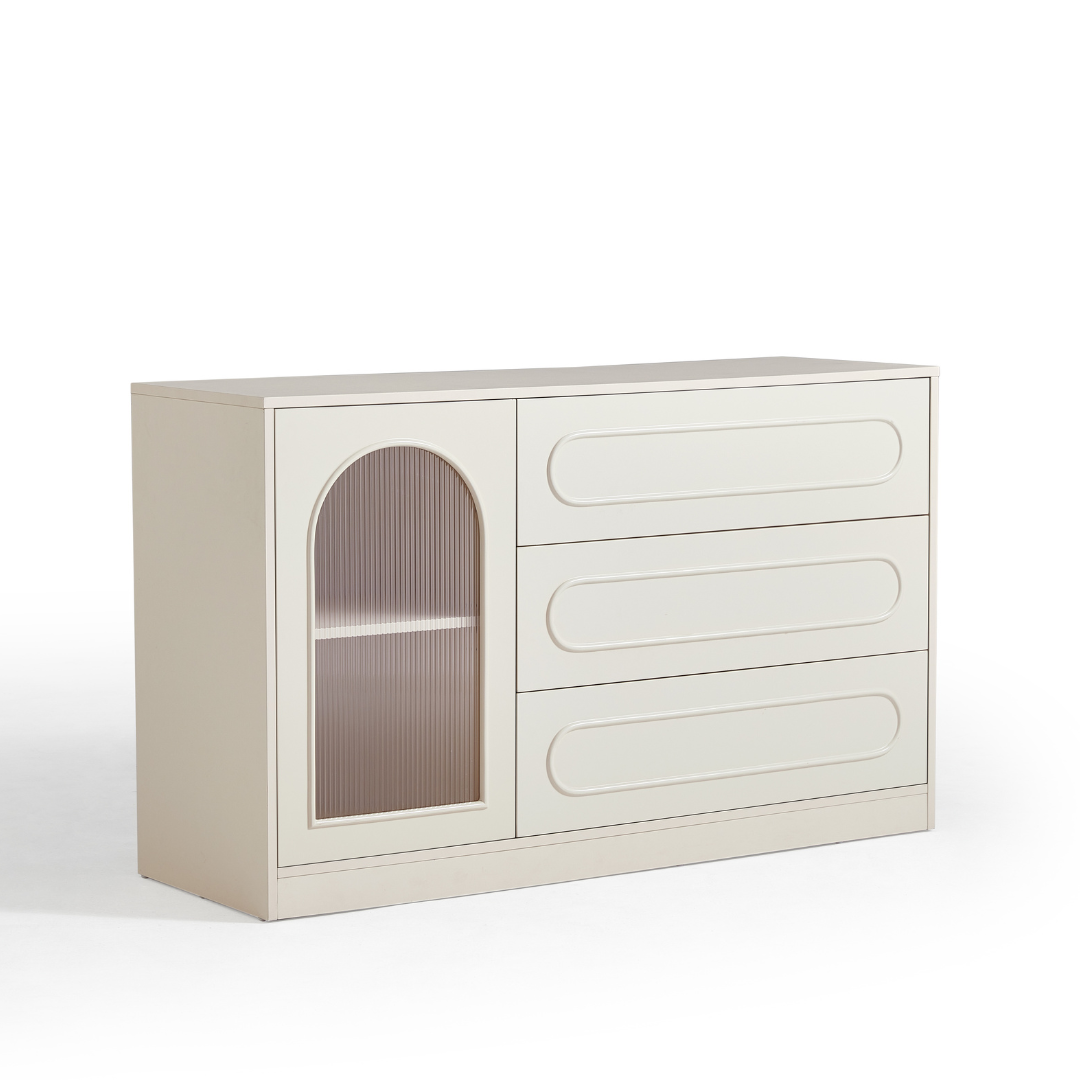 Norton White Chest of Drawer 