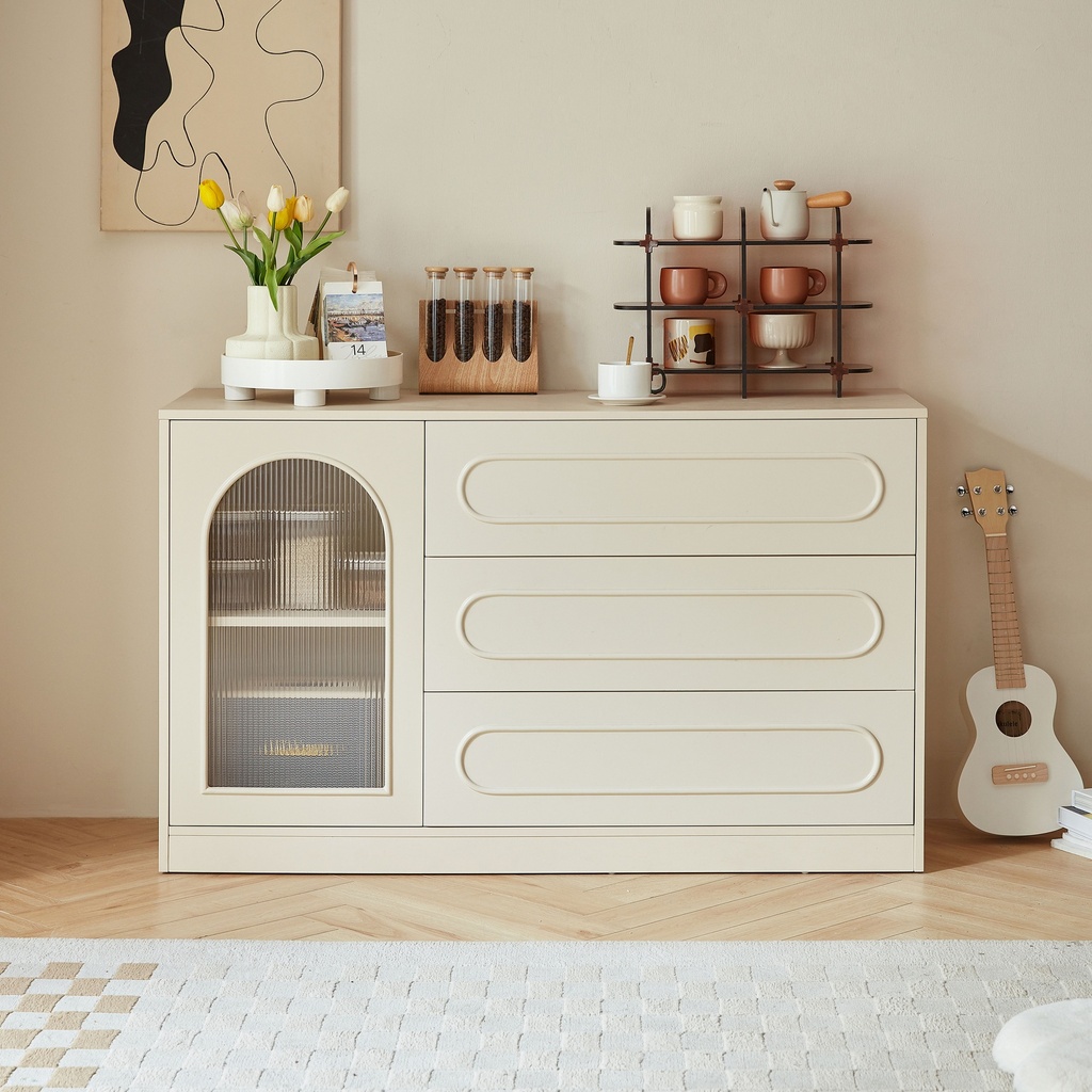Norton White Chest of Drawer 