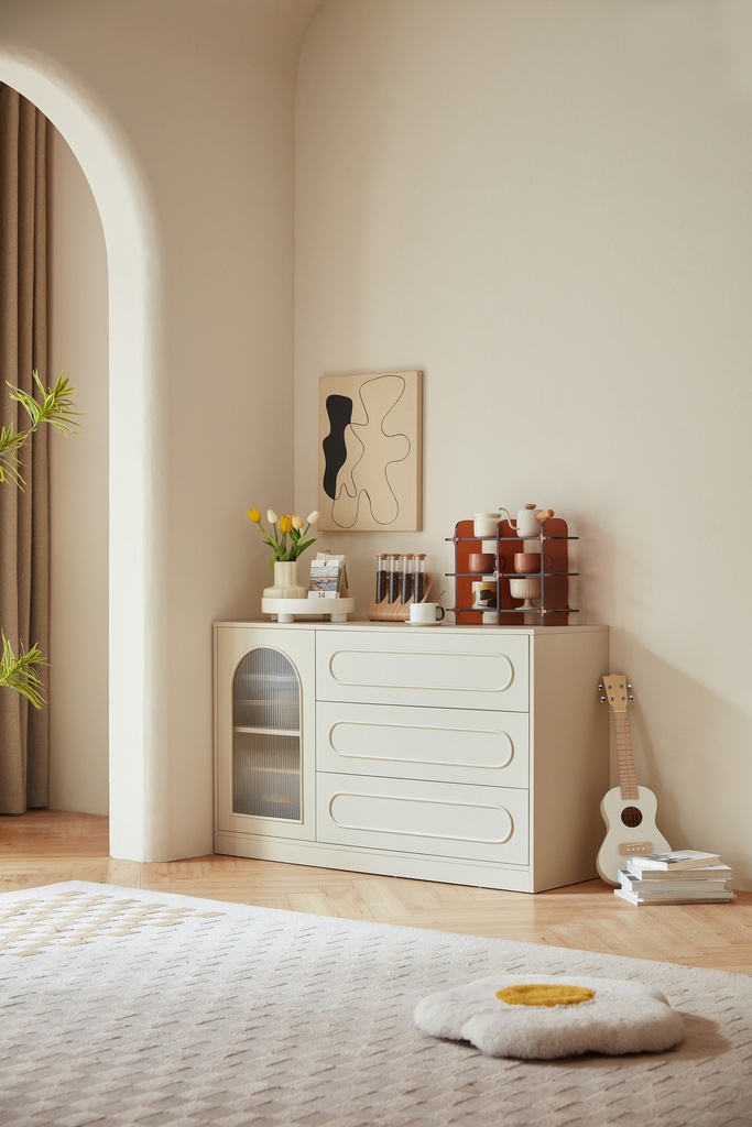 Norton White Chest of Drawer 