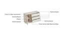 Norton White Chest of Drawer 