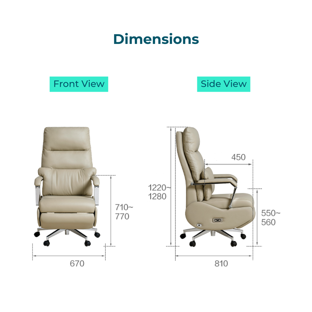 Abby Gray Computer Chair