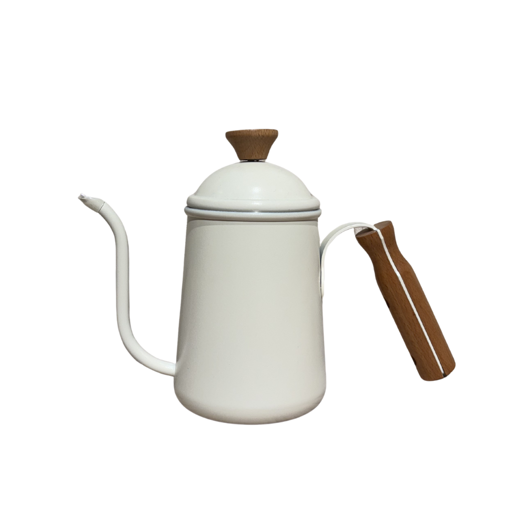 Coffee Pot with Wooden Handle