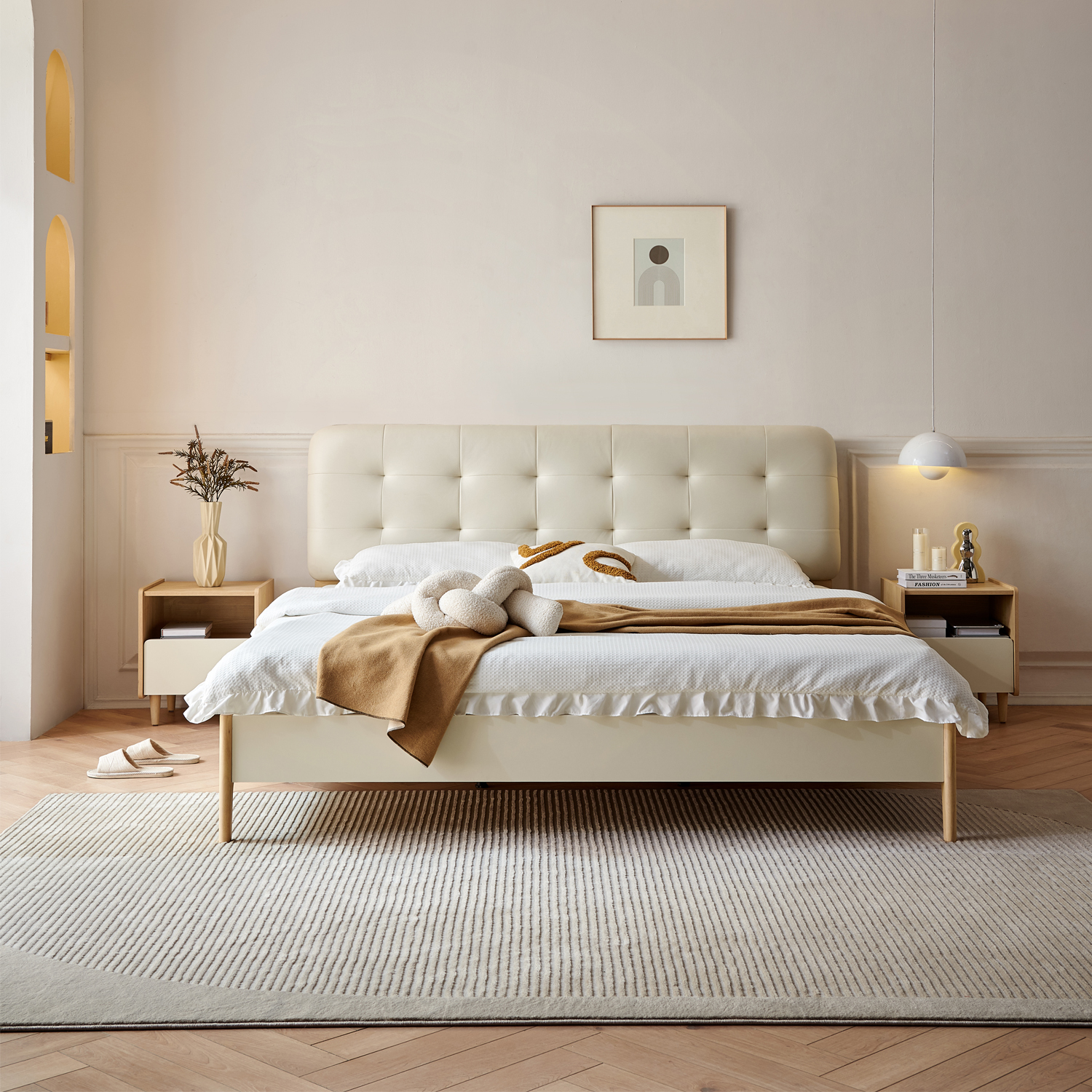 Mauve Melamine Bed
