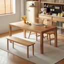 Nolienne Solid Wood Dining Table Set