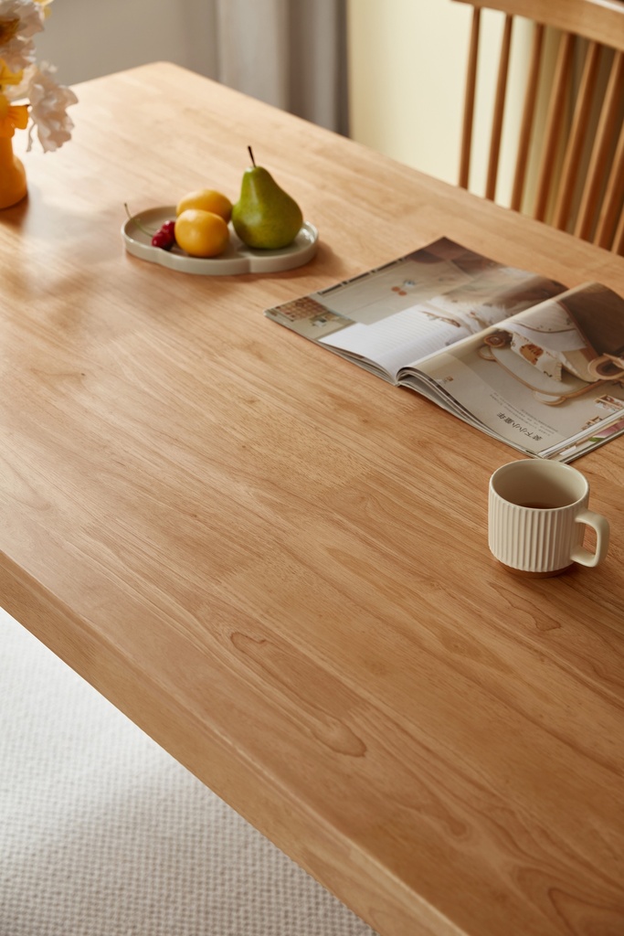 Nolienne Solid Wood Dining Table Set