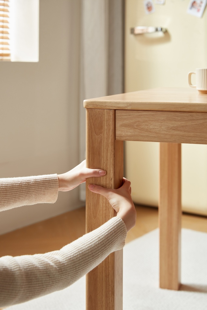 Nolienne Solid Wood Dining Table Set