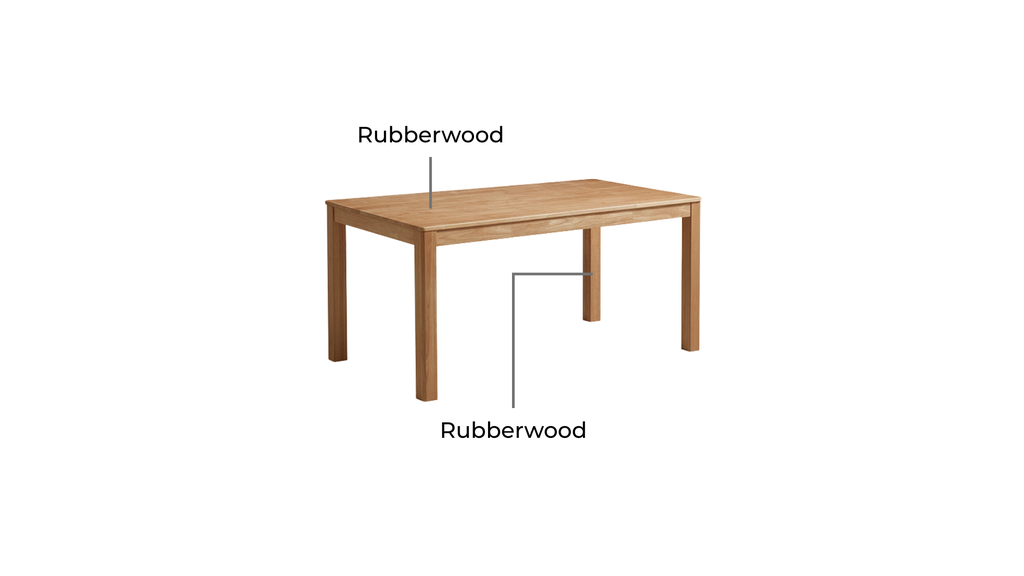 Nolienne Solid Wood Dining Table Set