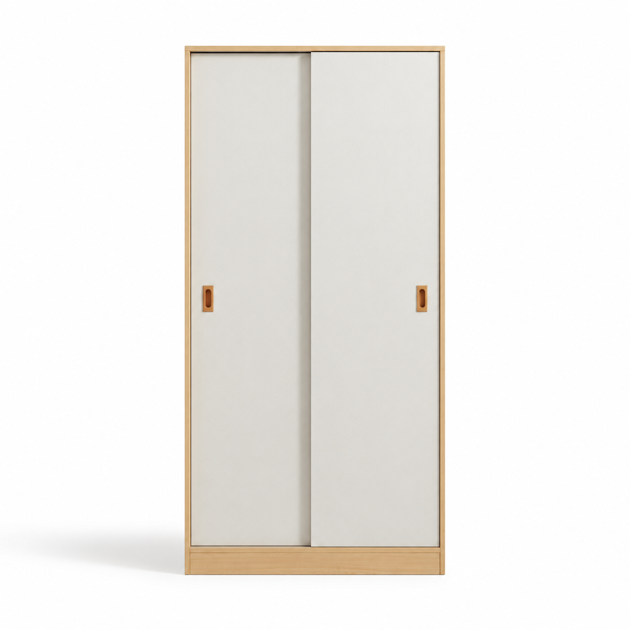 Oniro White Melamine Wardrobe Cabinet  