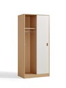 Oniro White Melamine Wardrobe Cabinet  