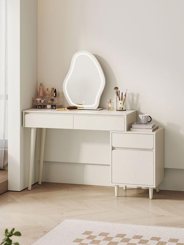 Miley White Dresser and Mirror 