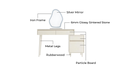 Miley White Dresser and Mirror 